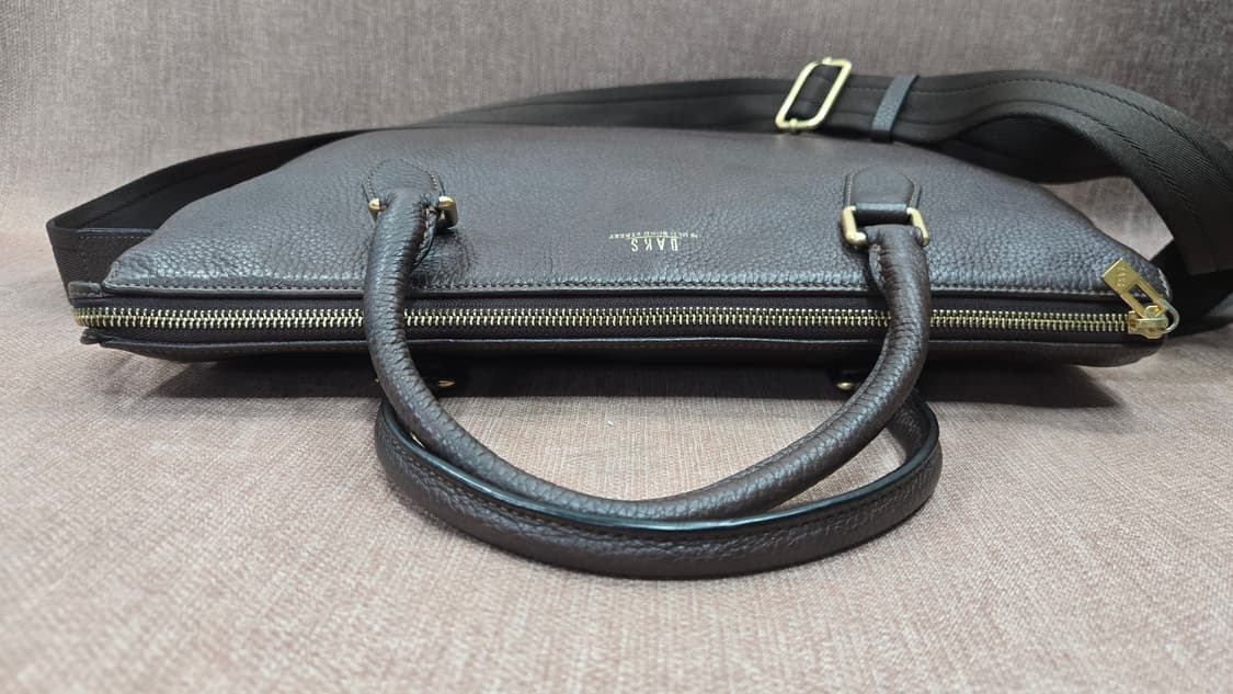 닥스 브라운 가죽 토트백 겸 숄더백 상품이미지7