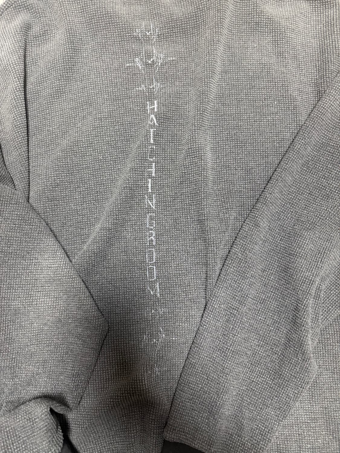 해칭룸 VTG THERMAL TEE BLACK  상품이미지3