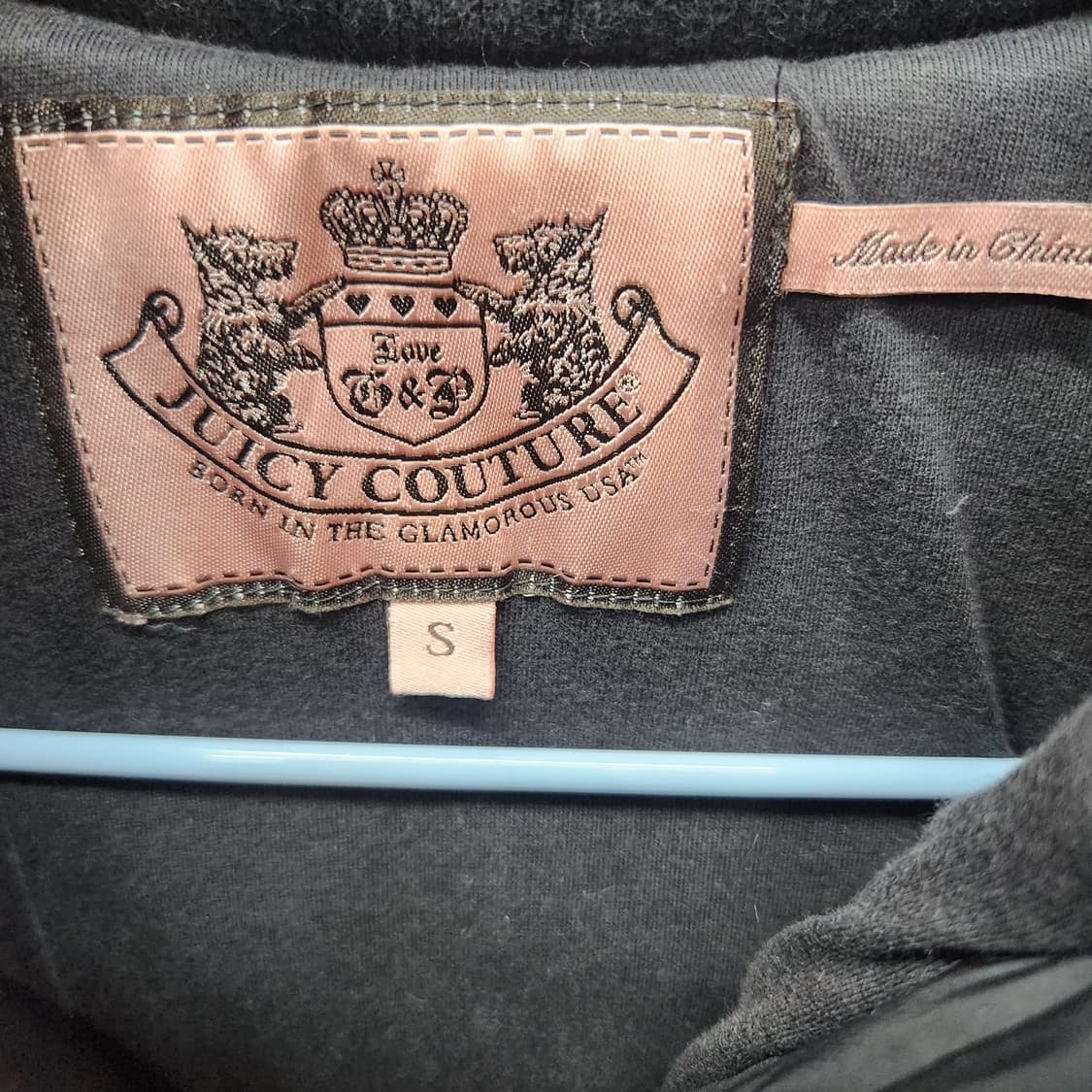 쥬시꾸뛰르 스퀘어 퀄팅 다운 털후드패딩 S(S) 상품이미지5