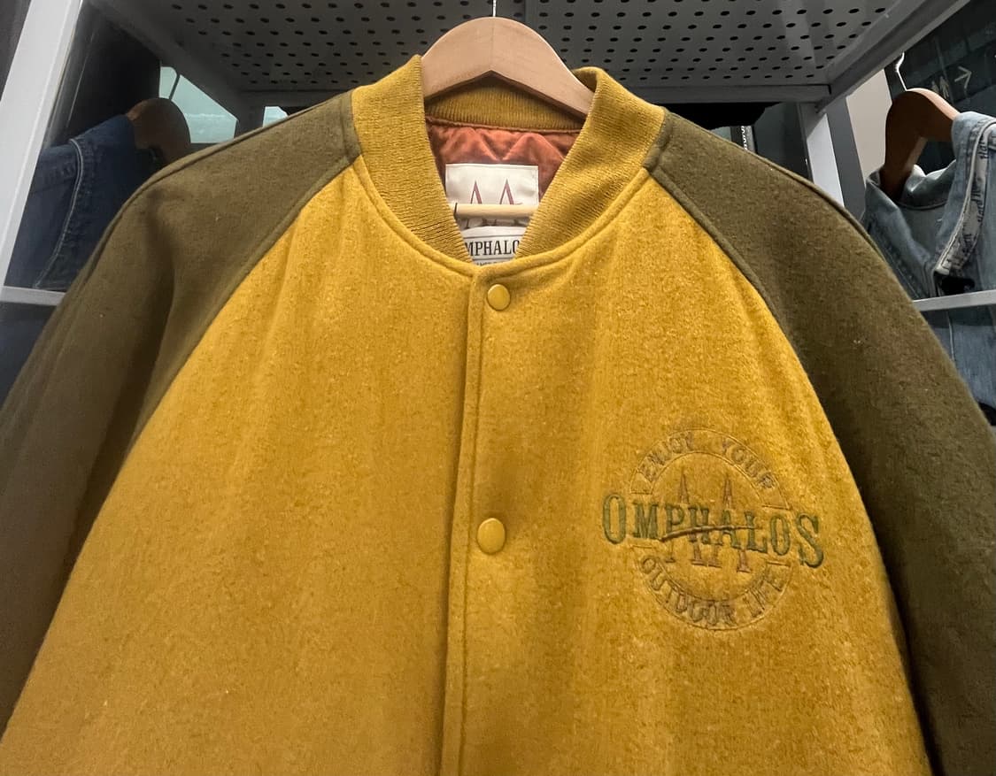 90s 옴팔로스 야구 점퍼 배색 자켓 상품이미지3