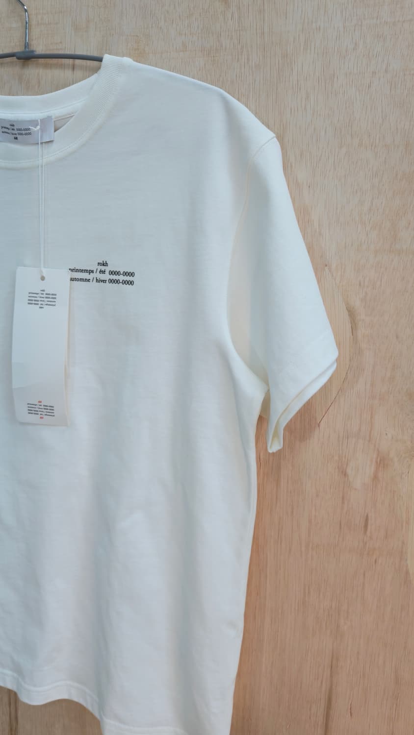 Rokh X h&m 티셔츠 화이트 s 상품이미지3