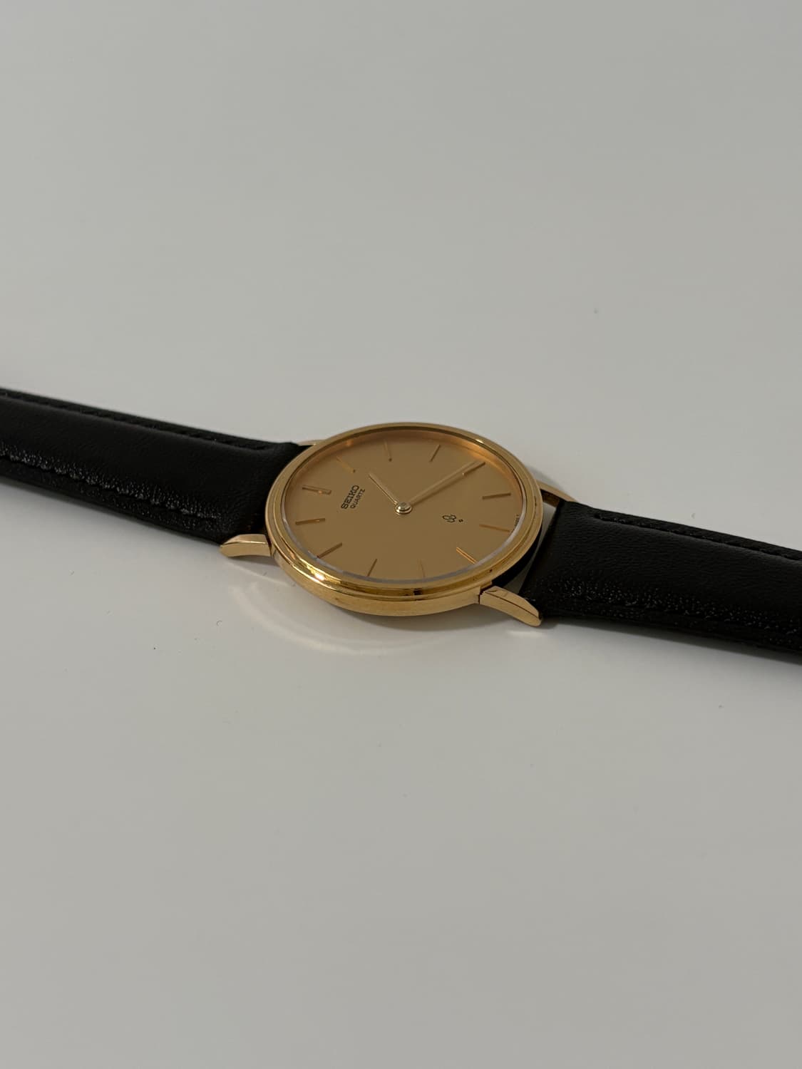 70s chariot brushed dial gold quartz 상품이미지7