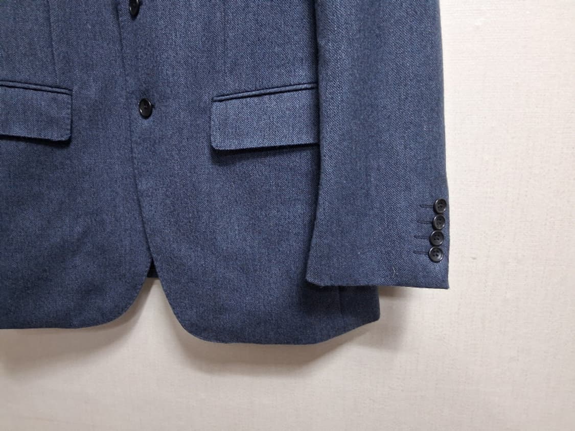LA LOGGIA 청색 모직쟈켓 남성100 일본빈티지  상품이미지5