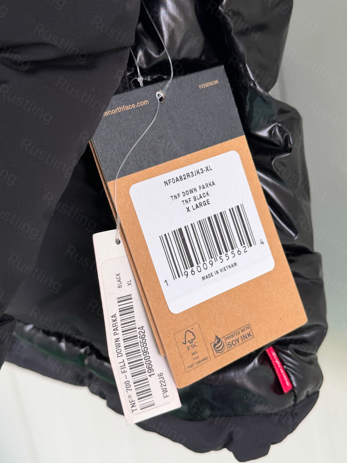 22FW 슈프림 노스페이스 700 패딩 블랙 XL 상품이미지5