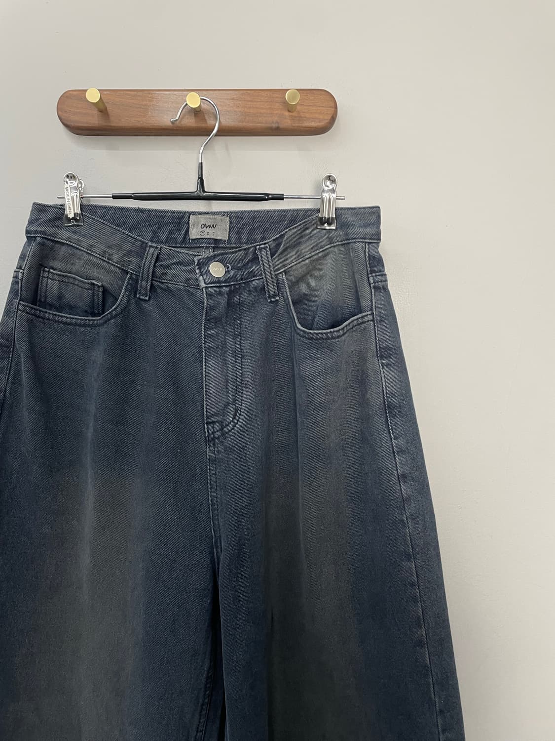 오운 데님 워싱 팬츠 H1868 상품이미지4