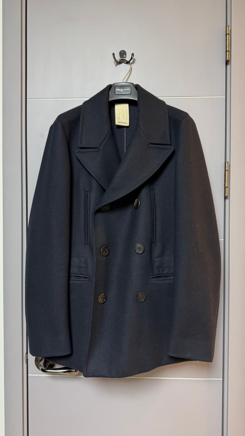 우영미 네이비 코트 상품이미지1