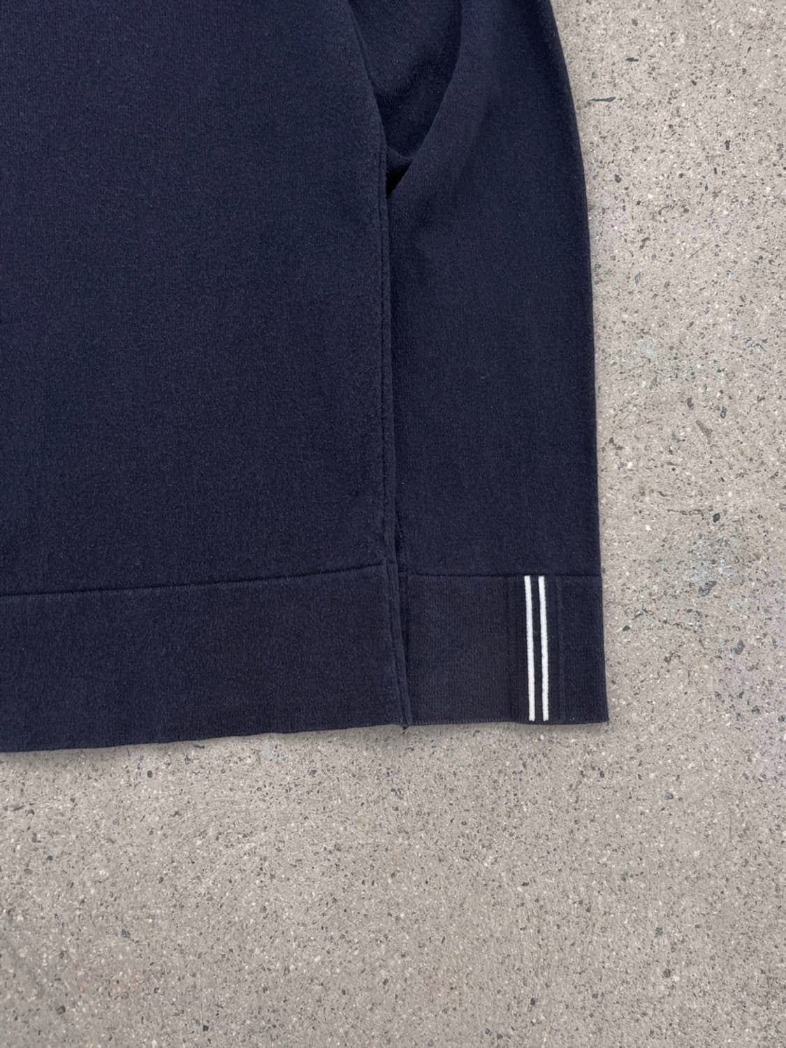 스톤아일랜드 와펜 네이비 코튼 니트 상품이미지9