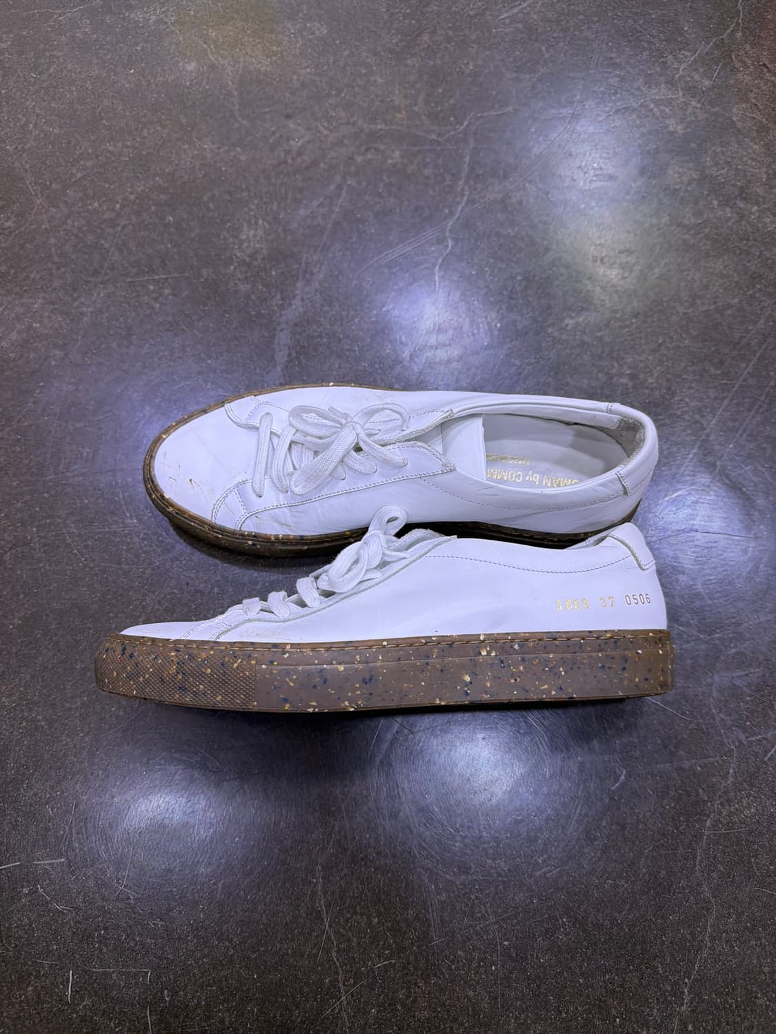 커먼프로젝트 우먼 아킬레스 로우 검 컨페티 솔 화이트 37 상품이미지6