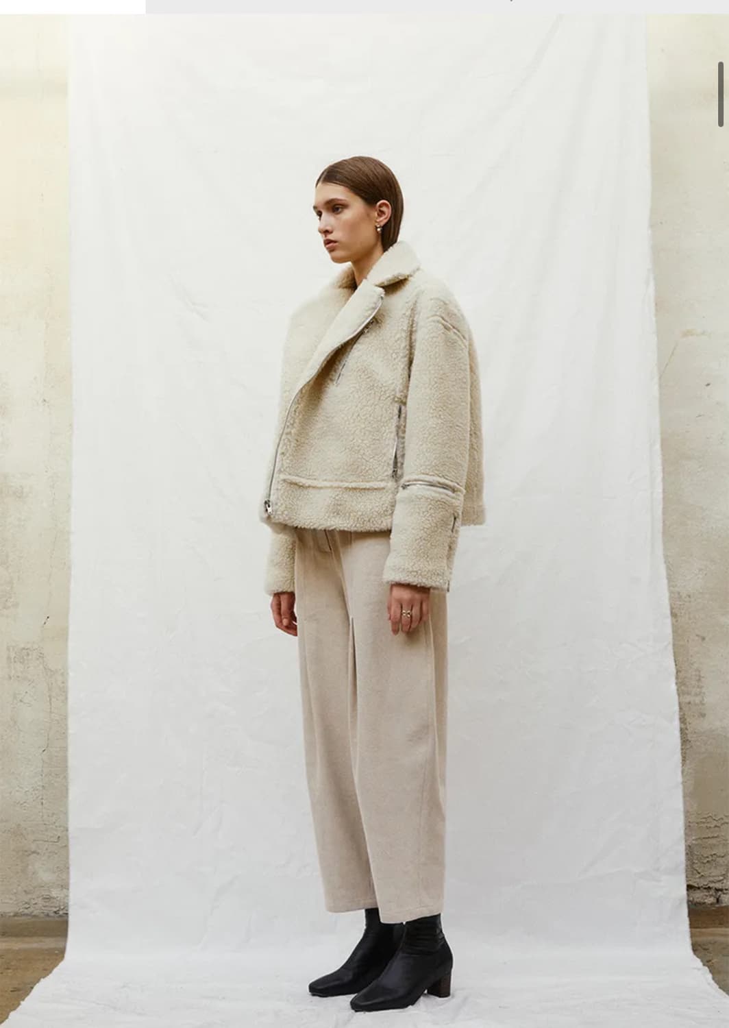 마뗑킴 테디 베어 하프 코트 F  상품이미지10