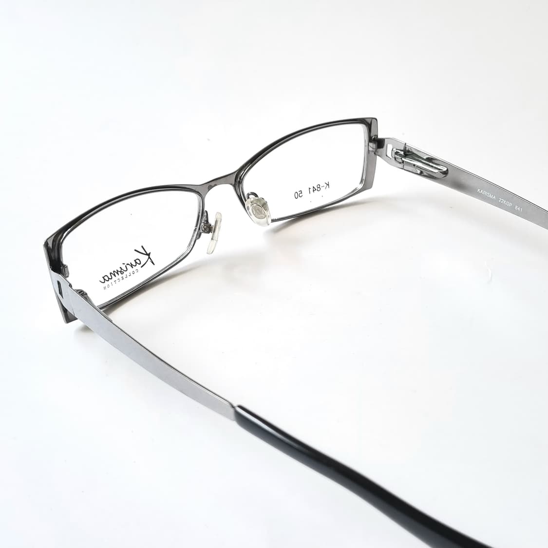 데드스탁 90s 오피스 사이렌 실버 메탈 스퀘어 안경테 791 상품이미지5