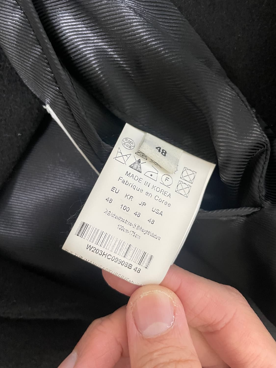 우영미 20fw 로브코트 블랙 상품이미지8