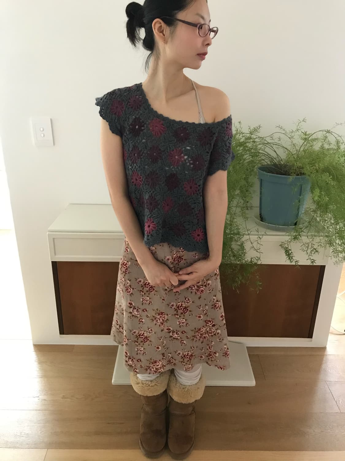 vintage crochet pattern knit 상품이미지1