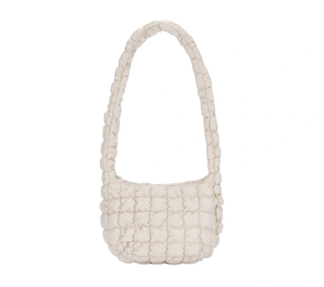 코스 퀼티드 메신저백 베이지 상품이미지1