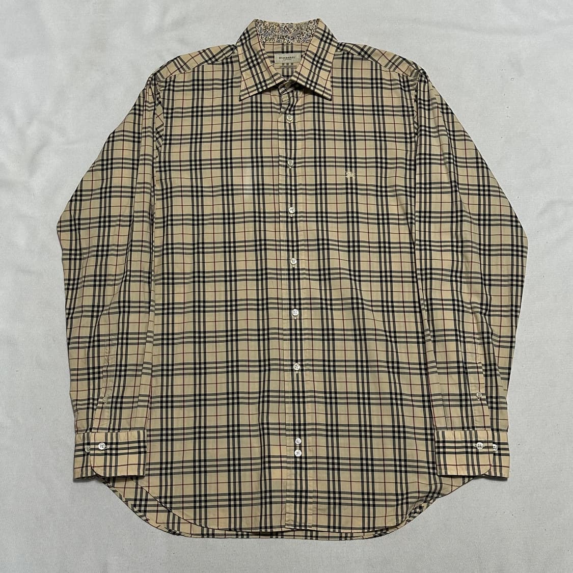 2XL 버버리 슬림핏 노바체크 셔츠 상품이미지2