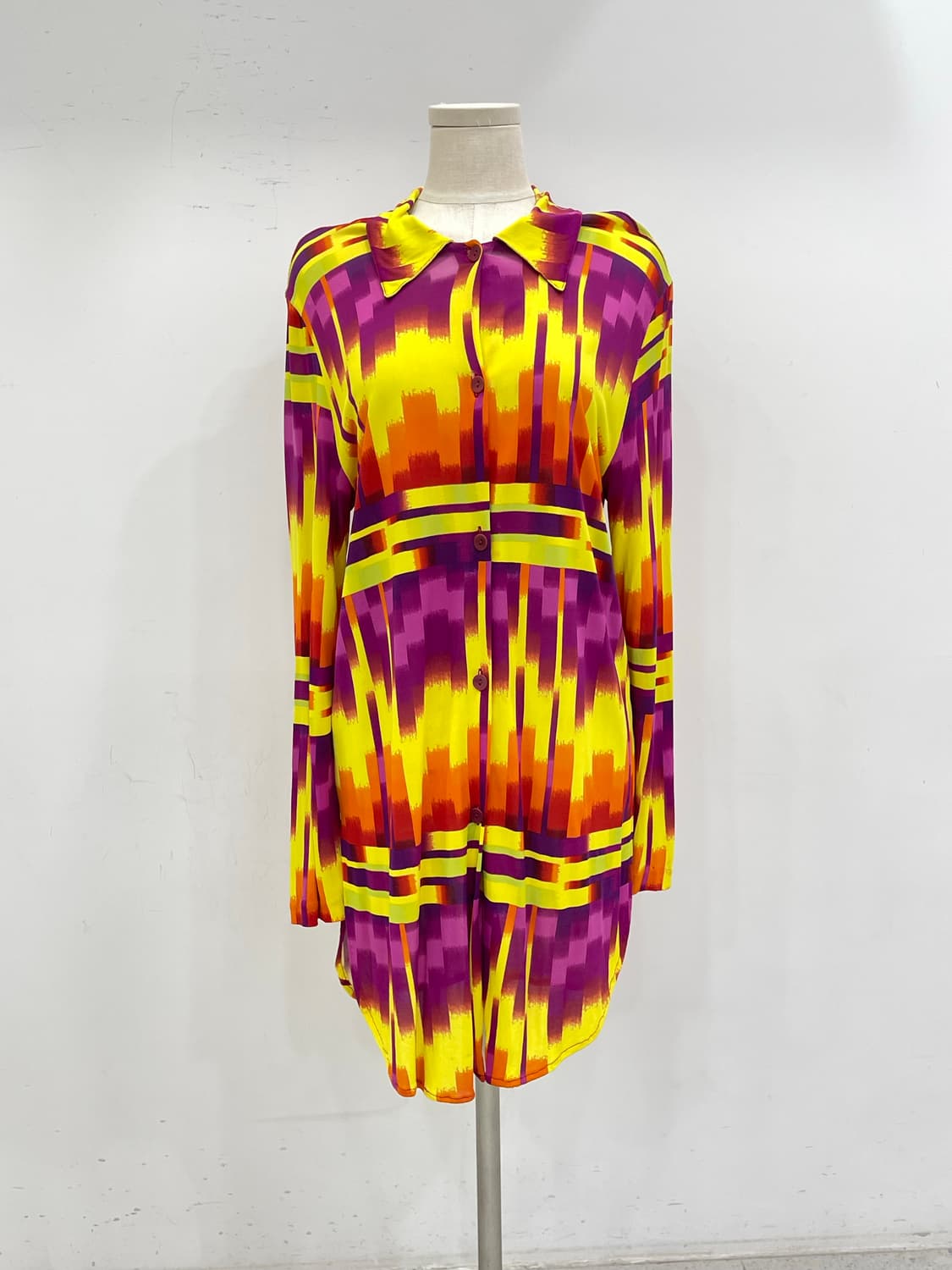 미소니 롱 셔츠 블라우스 남방 상품이미지1