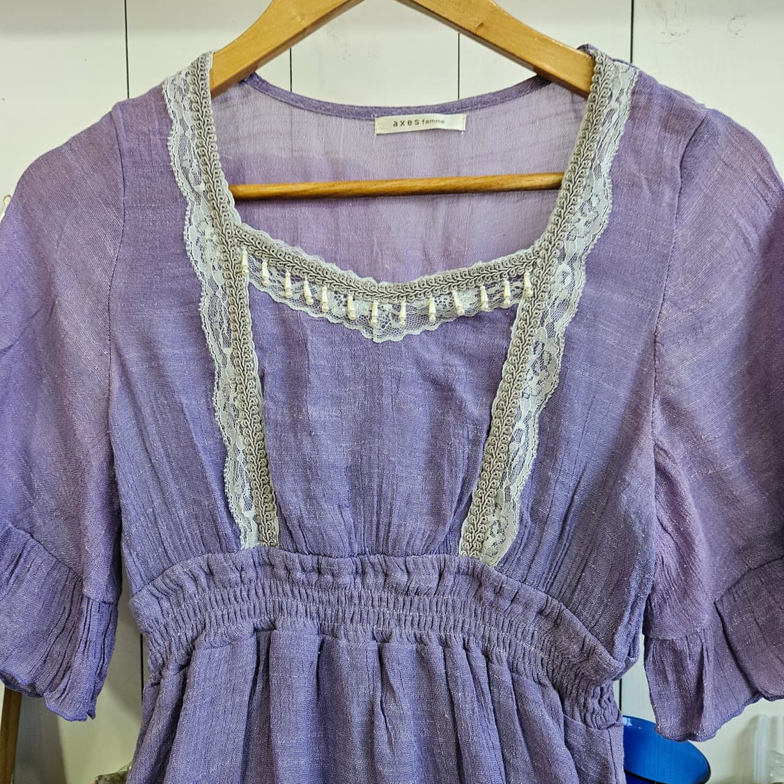 엑시즈팜(Axes Femme) 라벤더  원피스 상품이미지3