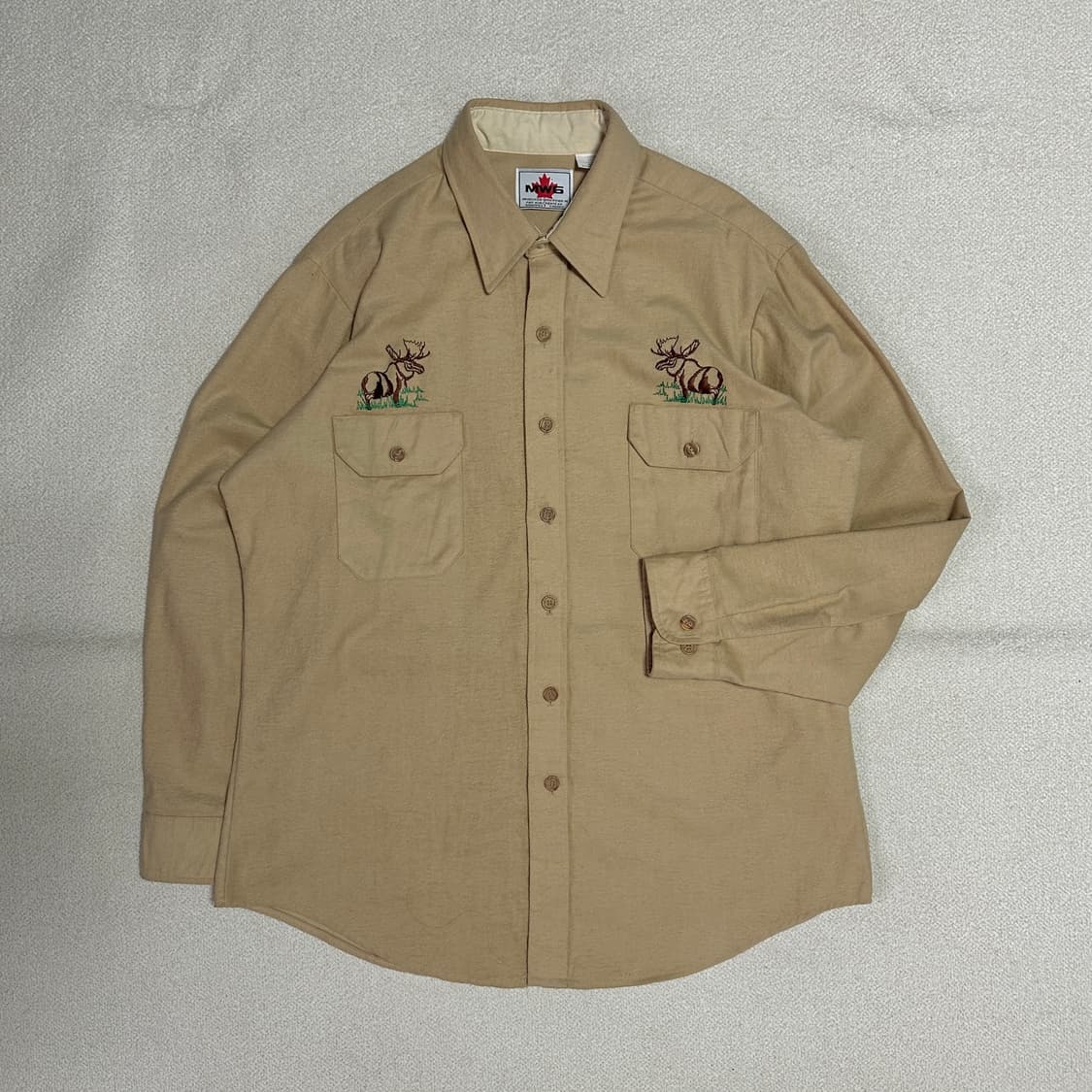 MWG 무스 자수 헌팅 워크 셔츠 상품이미지1