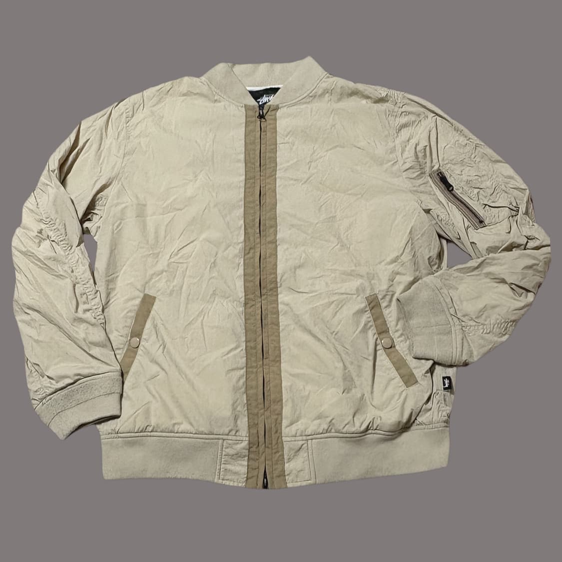 일본 스투시 올드스쿨 아카이브 라인 한정판 나일론 봄버자켓(항공점퍼) 상품이미지1