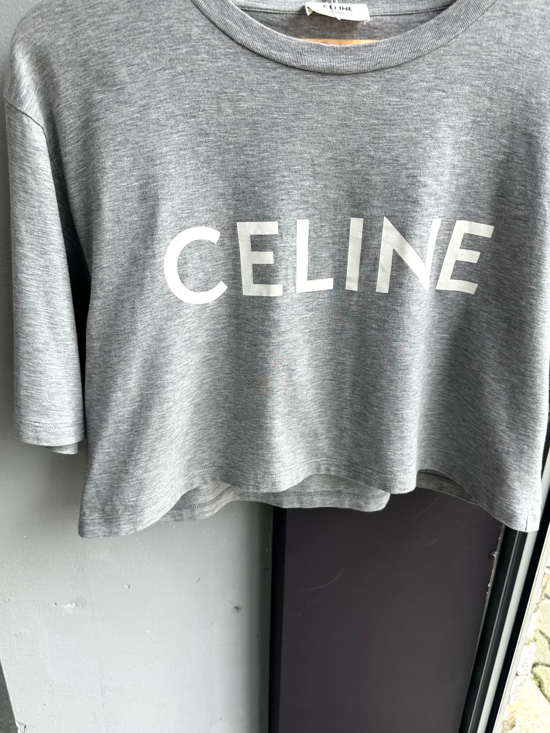 S/ 셀린느 프론트로고 크롭 반팔 상품이미지5