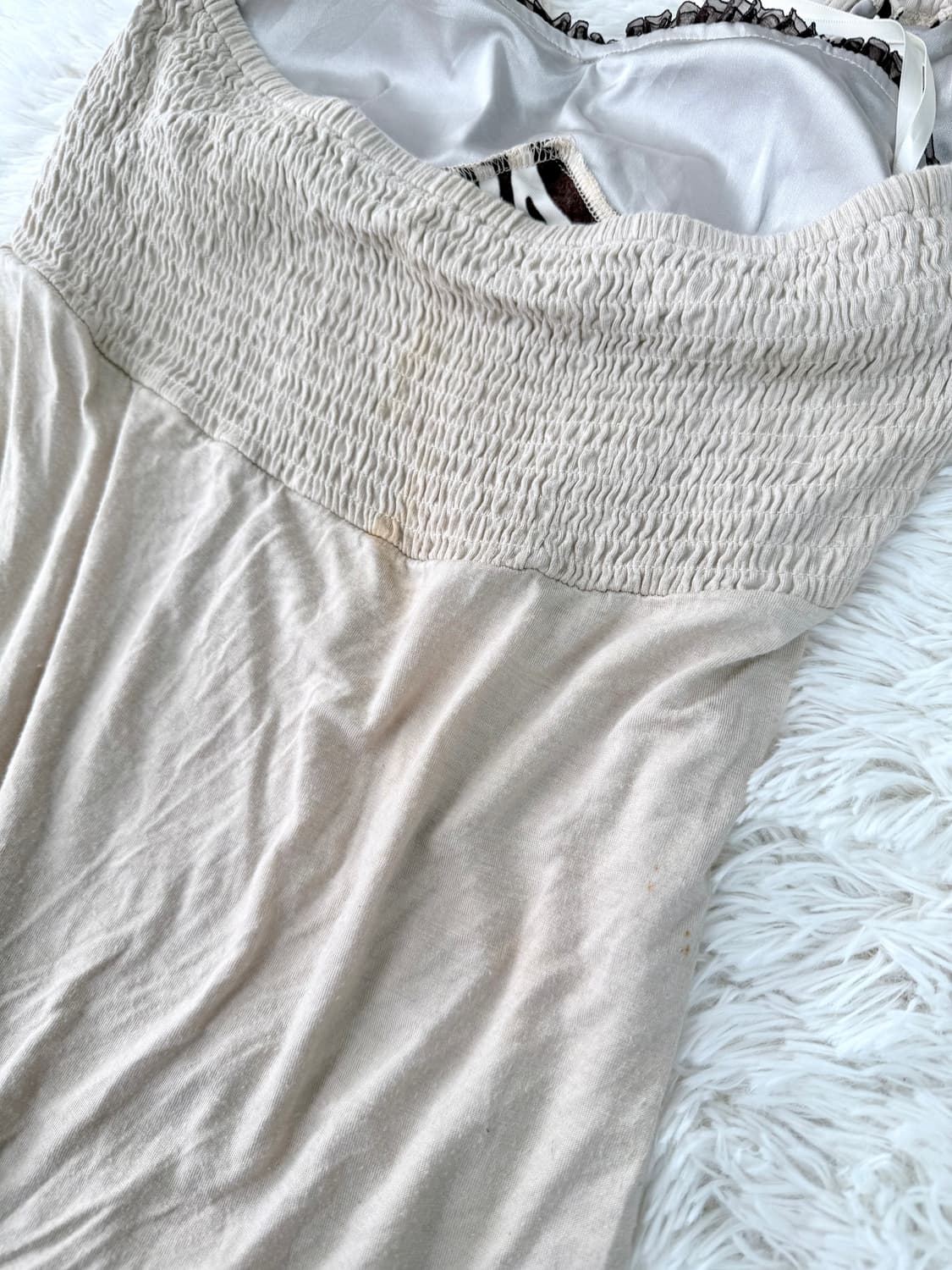 세실맥비 00‘s 레오파드 홀터 나시 탑+레이어드 스커트 상품이미지5