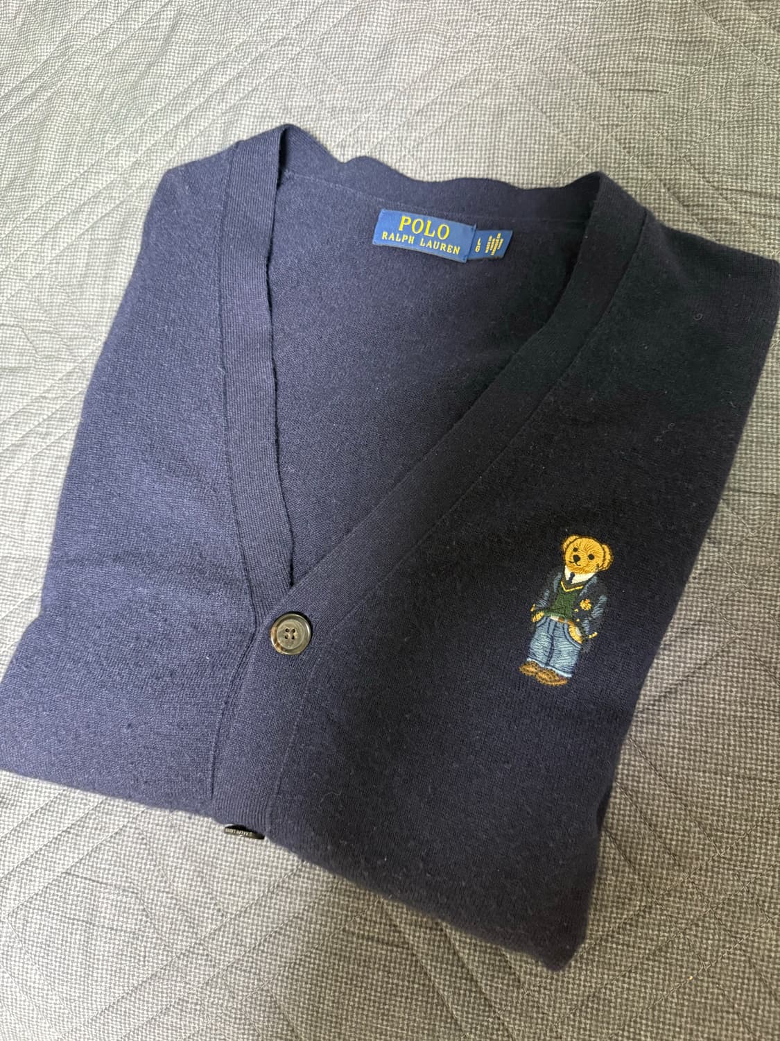 폴로 베어 가디건 L 상품이미지2