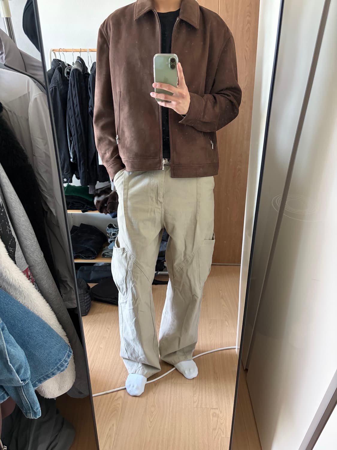 드로우핏 스웨이드 자켓 상품이미지2