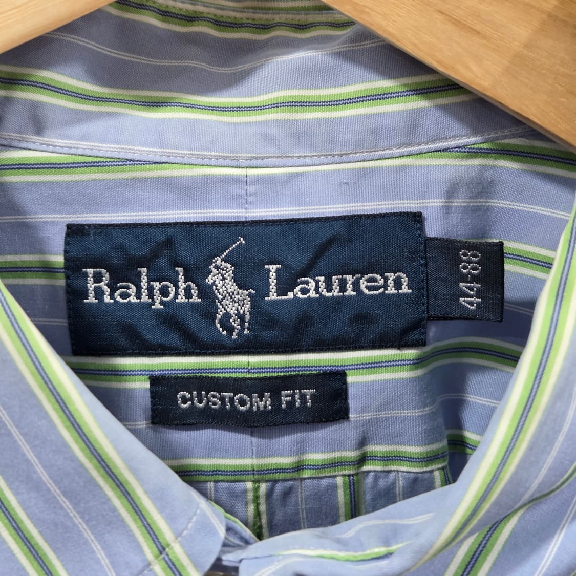 폴로랄프로렌 버튼다운 스트라이프 반팔셔츠 44/88 상품이미지3