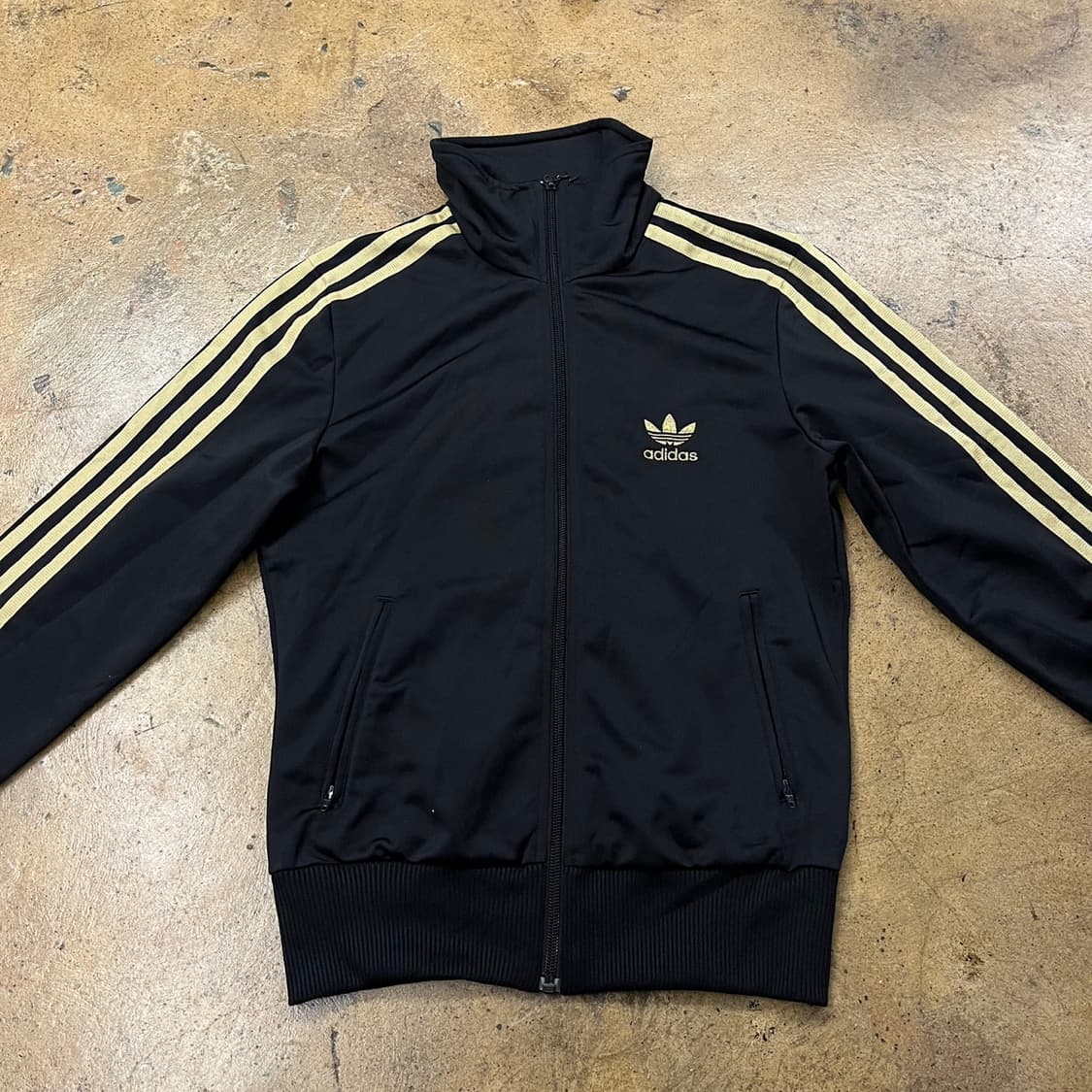 [정품/90] 아디다스 블랙 골드 삼선 트랙탑 검골 져지 b10 상품이미지3