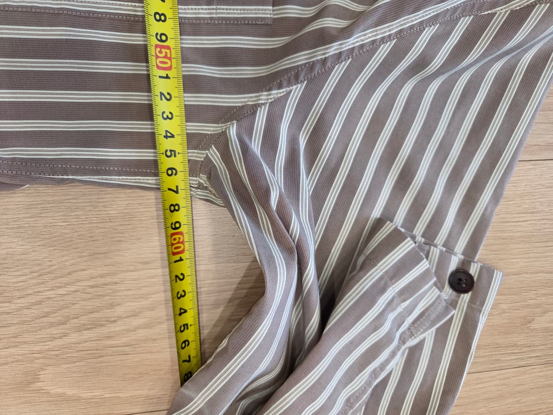 Mock-neck stripe shirt 상품이미지4