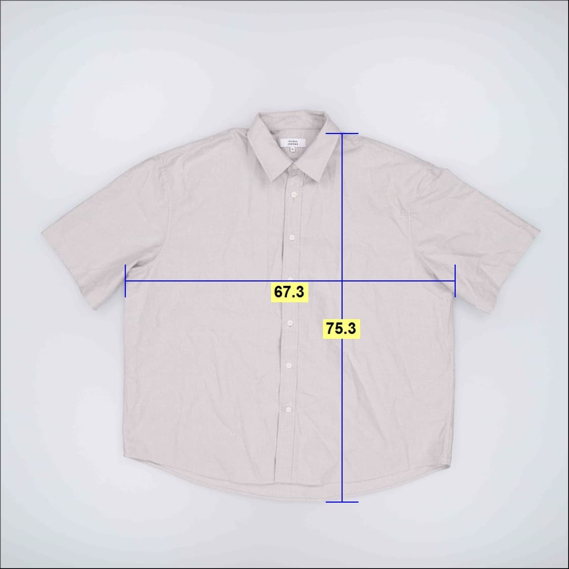 XL 무신사스탠다드 반팔셔츠 0601H2 상품이미지5