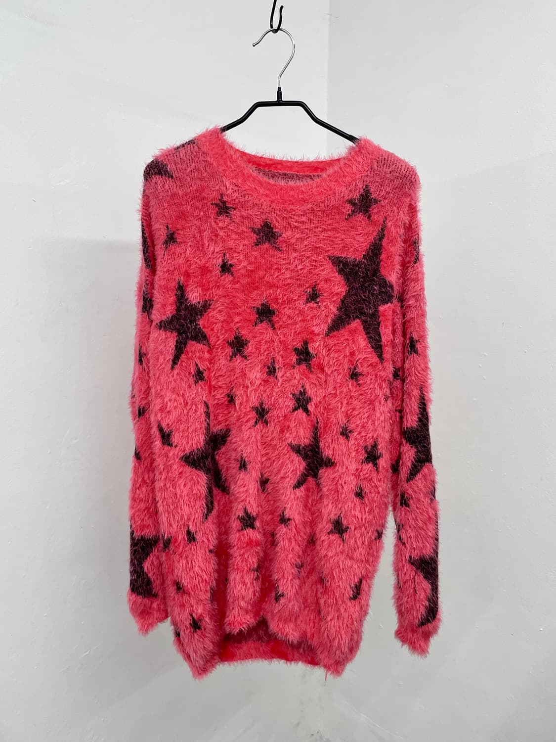 펑크 헤어리 스타 니트 상품이미지4