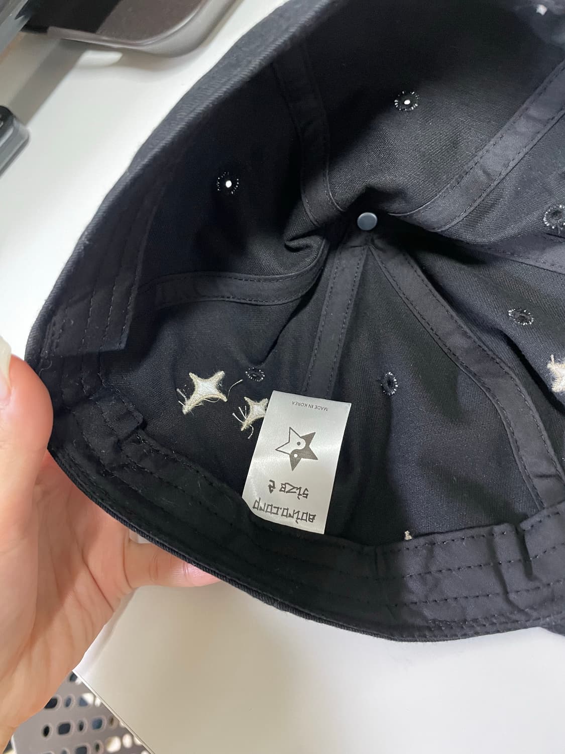 아오이로 히카리 볼캡 블랙 2사이즈 상품이미지7