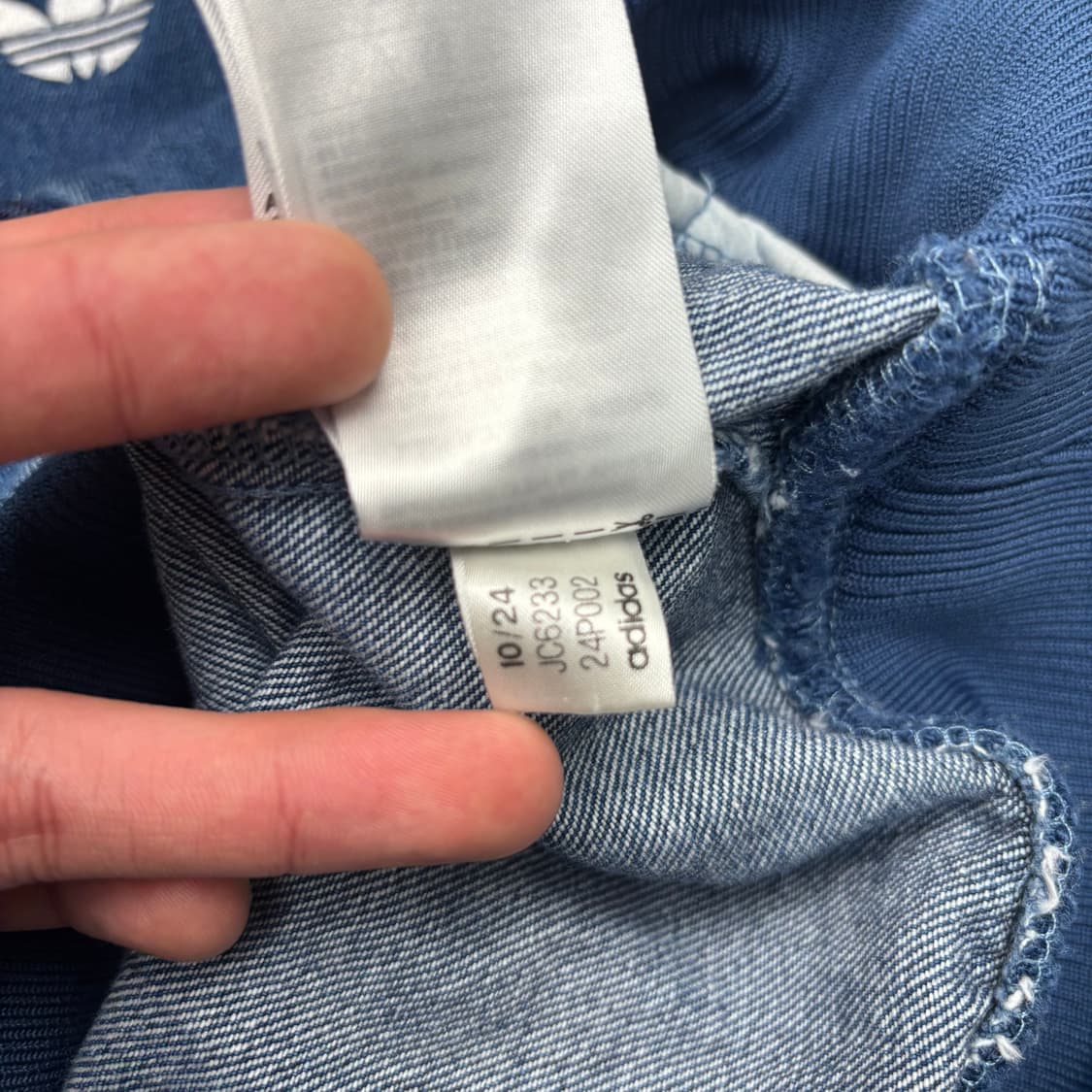 아디다스 아디컬러 데님 파이어버드 트랙탑 자켓 M 상품이미지10