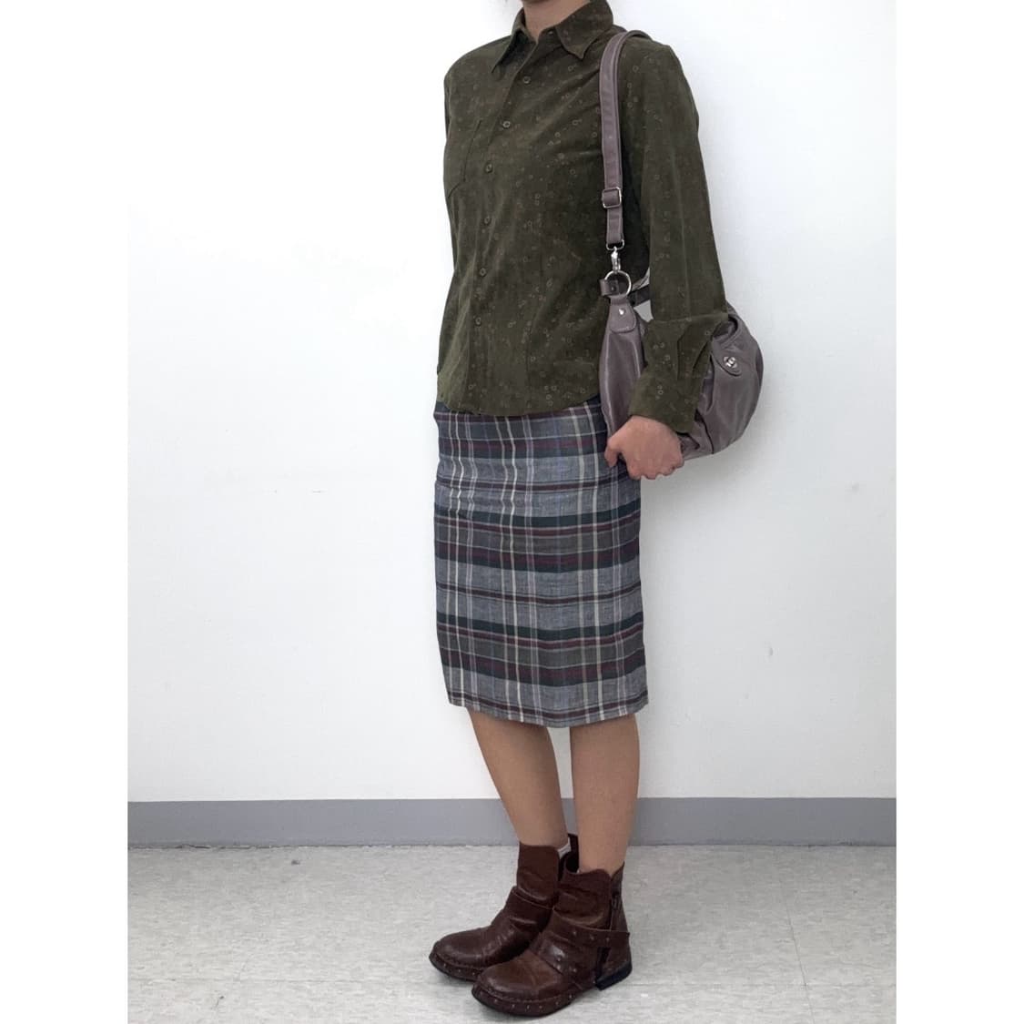 빈티지 플로럴 블라우스 셔츠 상품이미지3