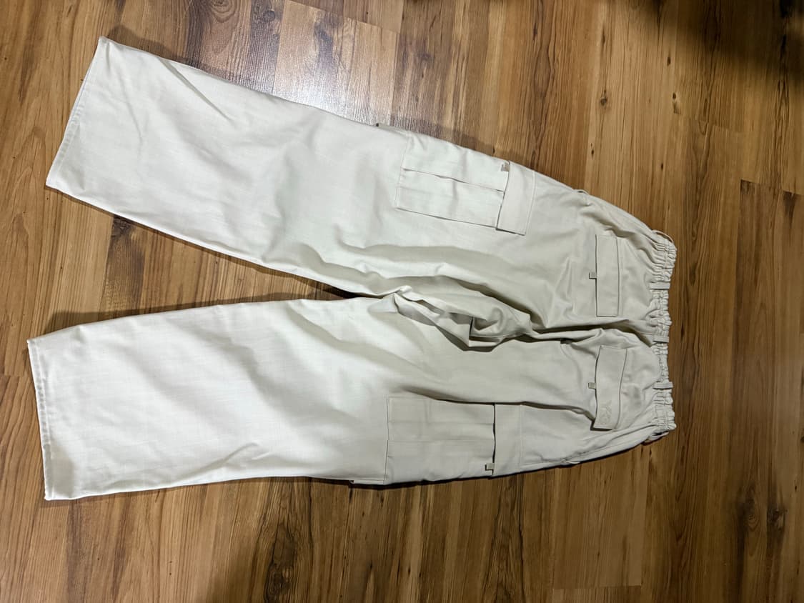 y-3 울 카고팬츠 아이보리 m(32) 상품이미지2