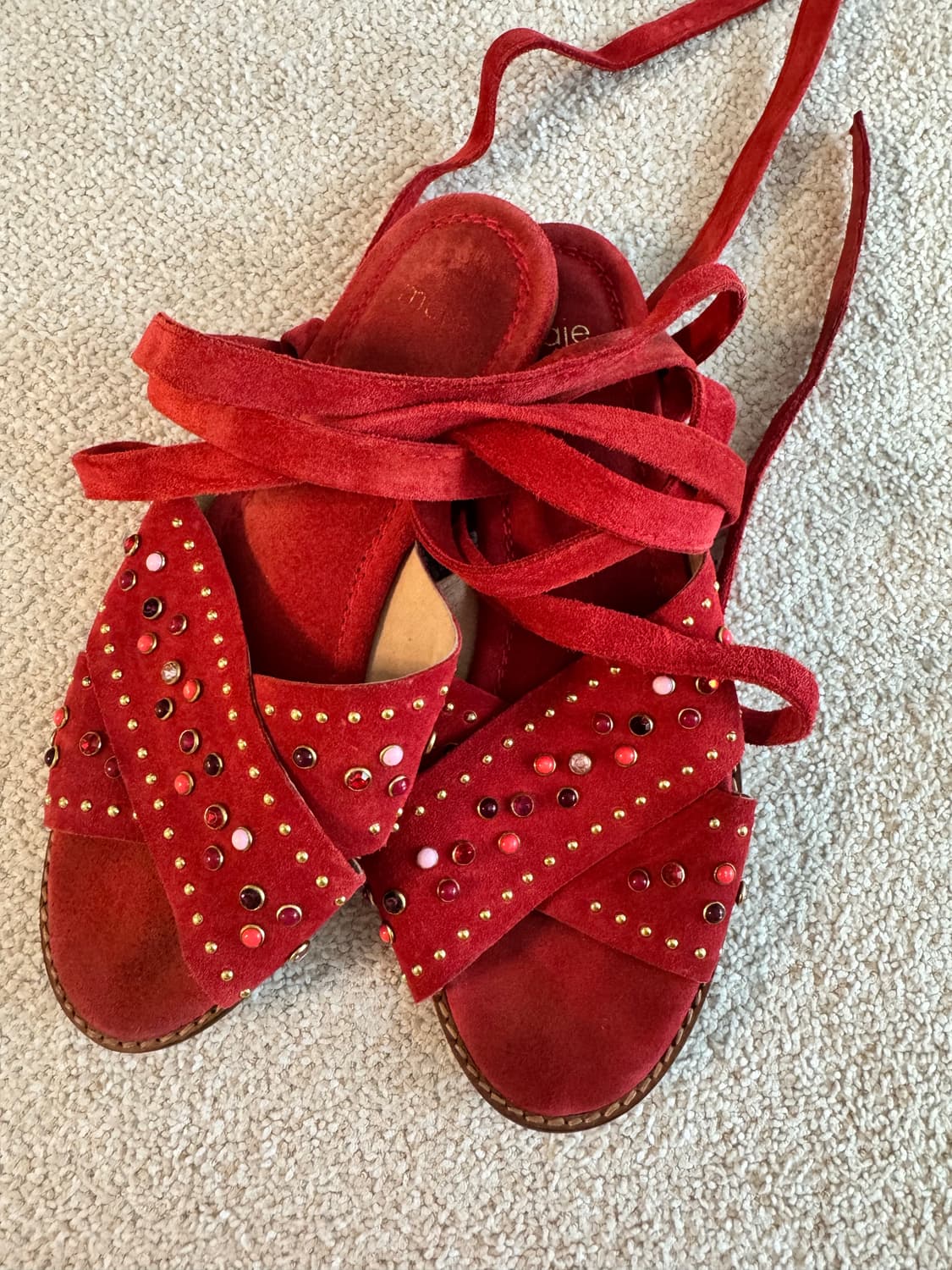Mage suade strap sandal 마쥬스웨이드 스트랩 샌들 상품이미지2