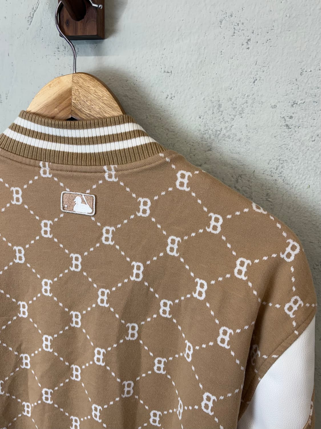 MLB 엠엘비 모노그램 보스턴 바시티 자켓 상품이미지4