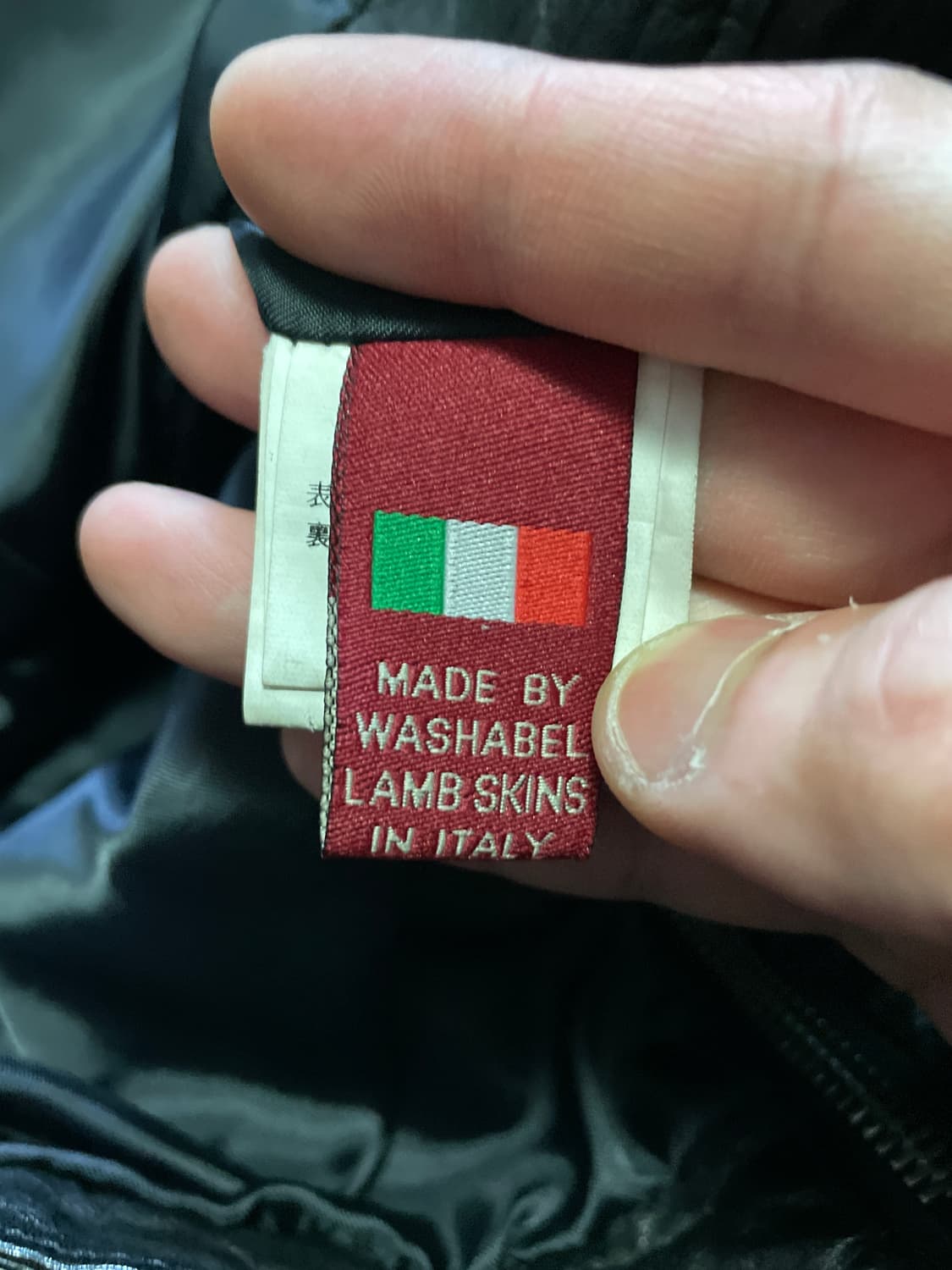 웨스턴 무드 이테리 램스킨 양가죽 절개 레더 자켓 상품이미지7