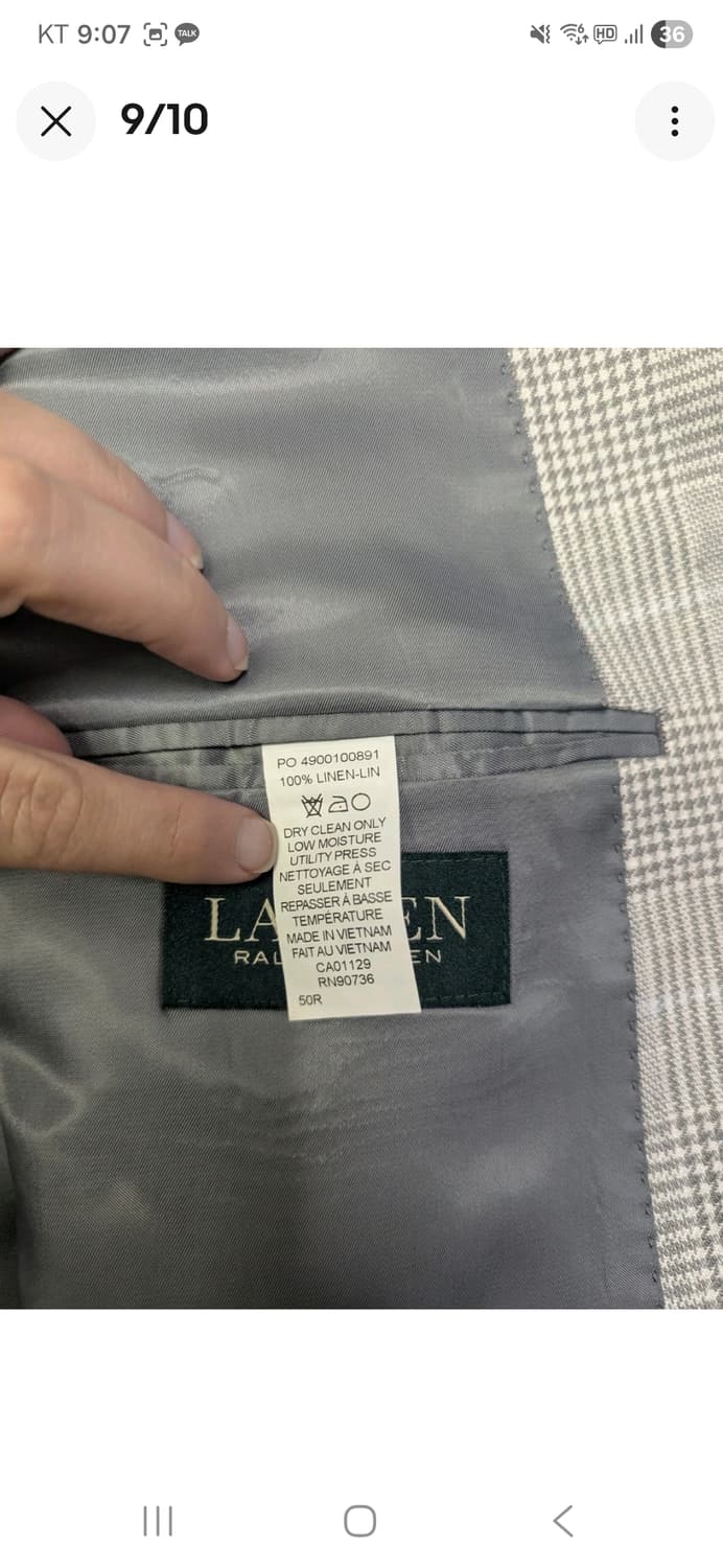 폴로 랄프로렌 자켓 블레이저(big&tall) 상품이미지9