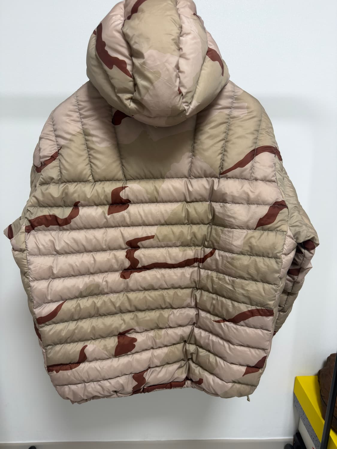 [ XL ] 슈프림 마이크로 다운 하프 집 경량패딩 데저트 카모 상품이미지7