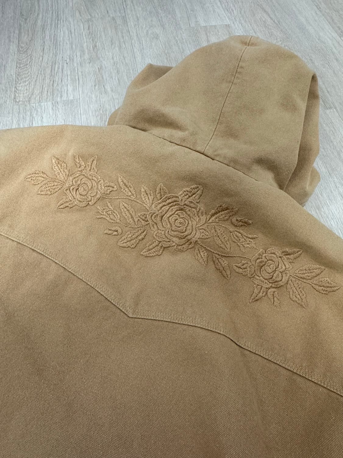 fuct 퍽트 렌치 후드 자켓 브라운 XXL 상품이미지6