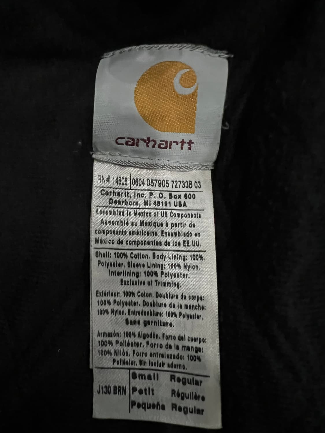 (S)칼하트 후드 덕 액티브 자켓 J160 BRN 칼하트브라운 상품이미지4