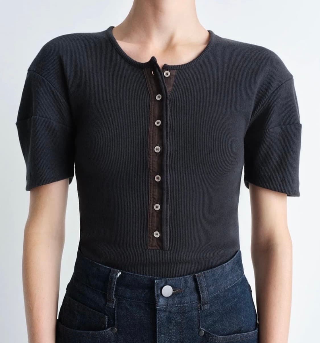 르메르 핸리 니트 fitted henley top 상품이미지1