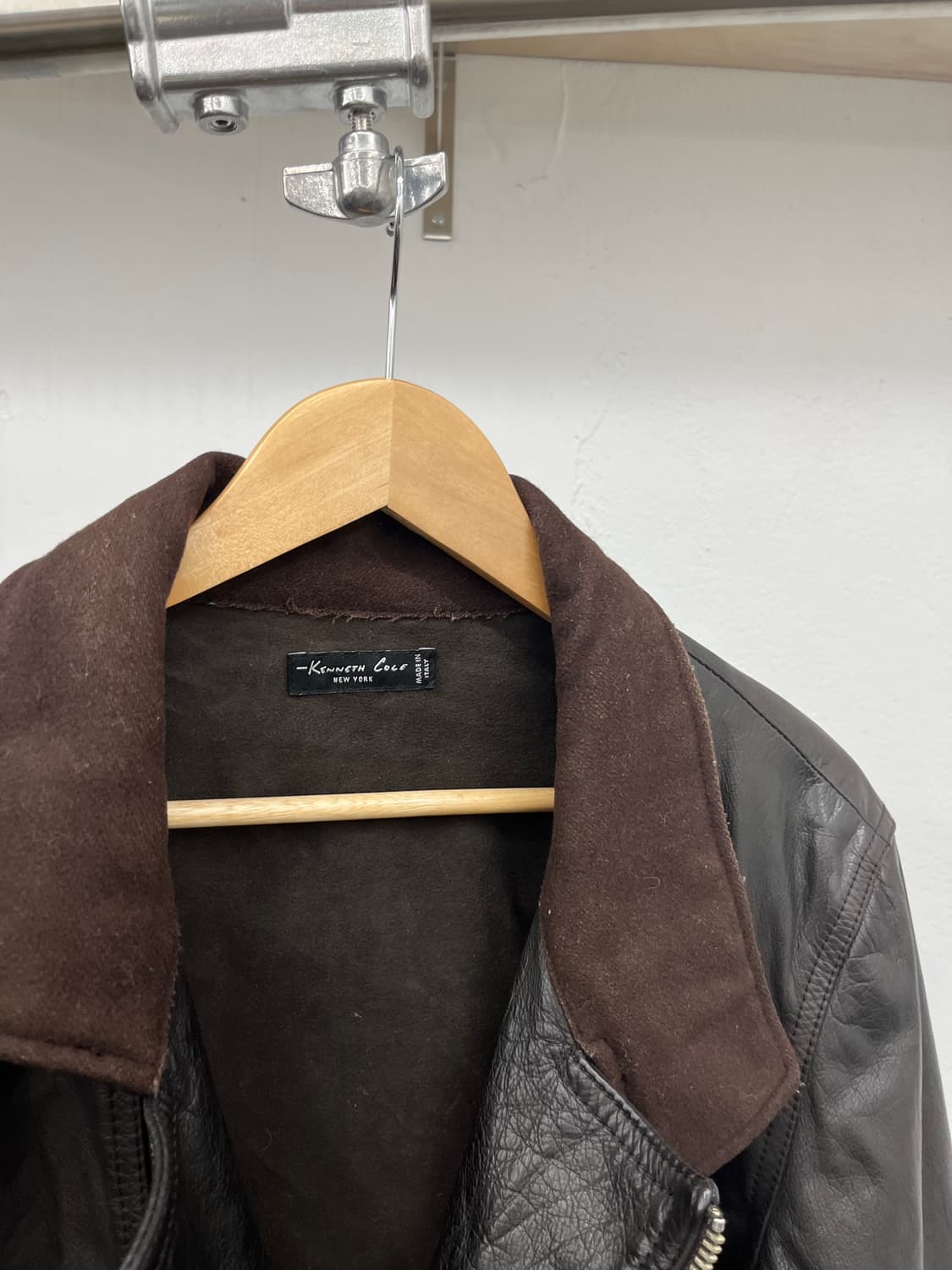 L) ITALY MADE COW LEATHER RIDER JACKET 상품이미지2