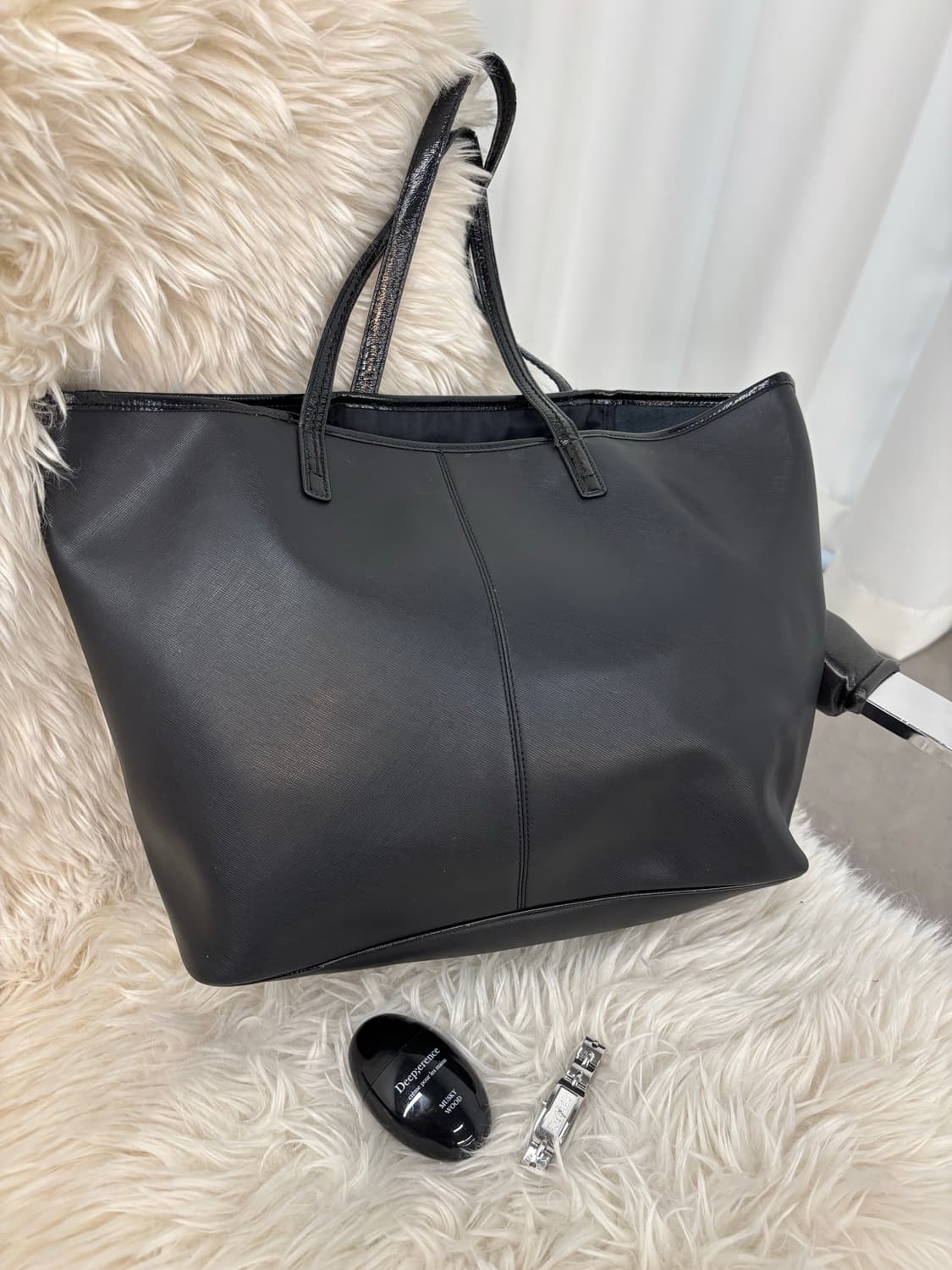 Coach vintage black tote bag 상품이미지2