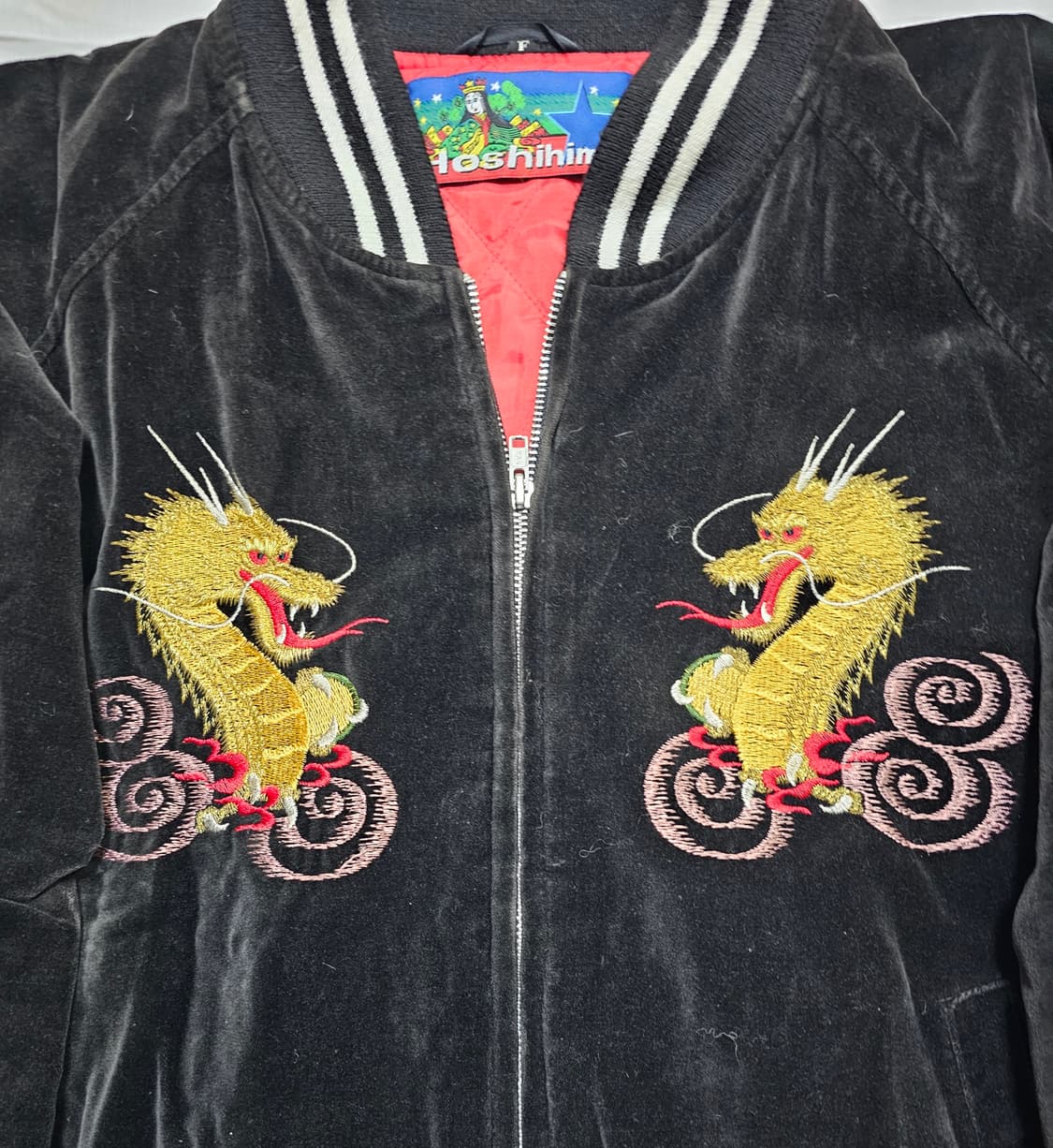 호시히메 벨벳 용 자수 스카잔 F 고급라인 상품이미지2