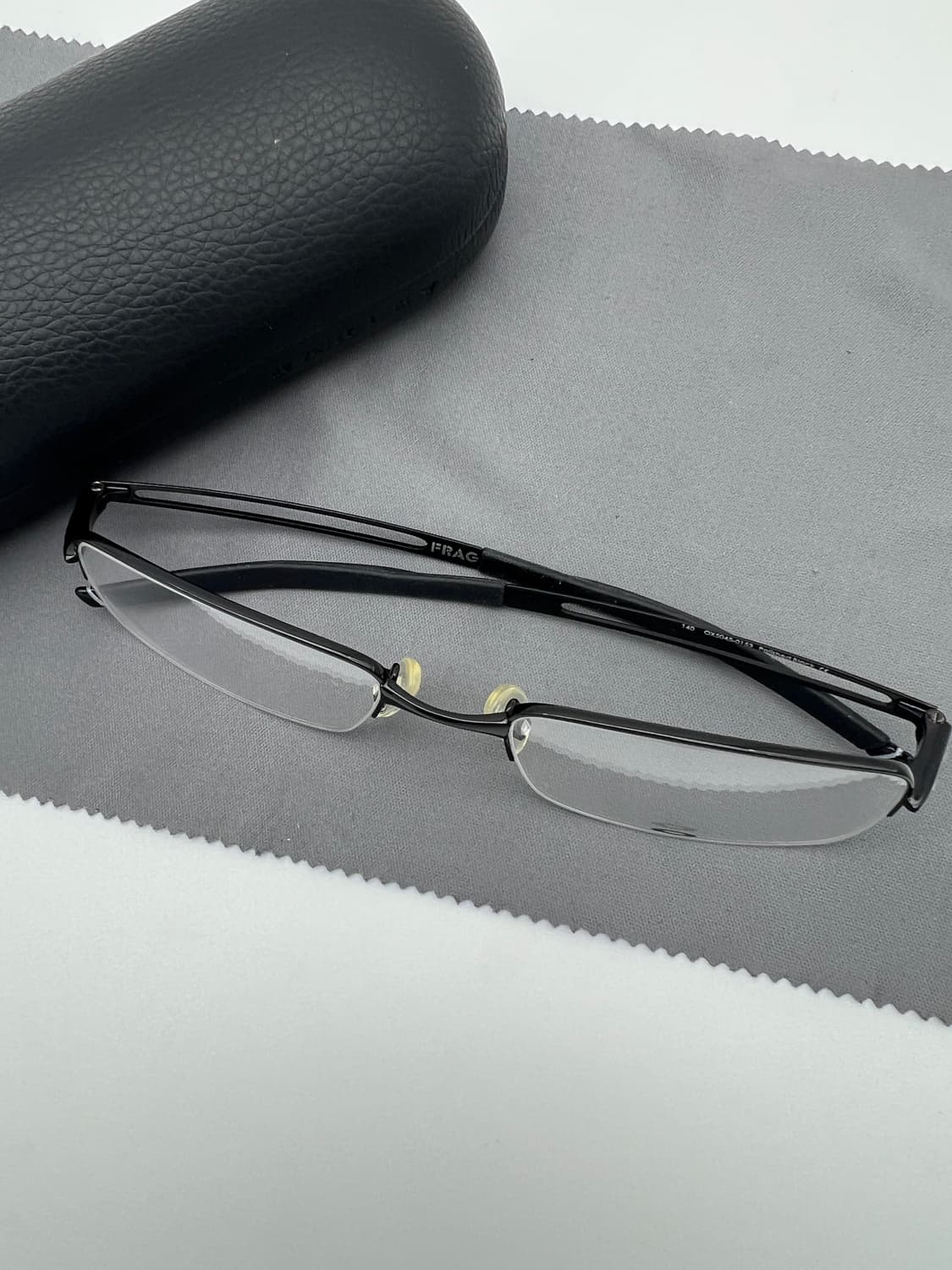 오클리 OAKLEY 반무테 스퀘어 안경 OX5045-0153 FRAG 상품이미지4