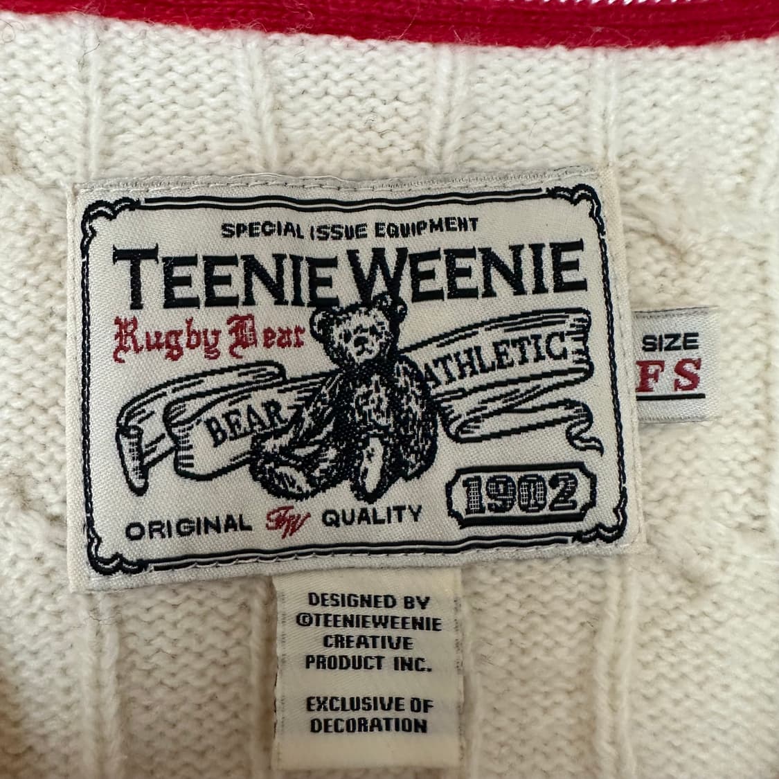 우먼S 티니위니 아이보리 니트 상품이미지3