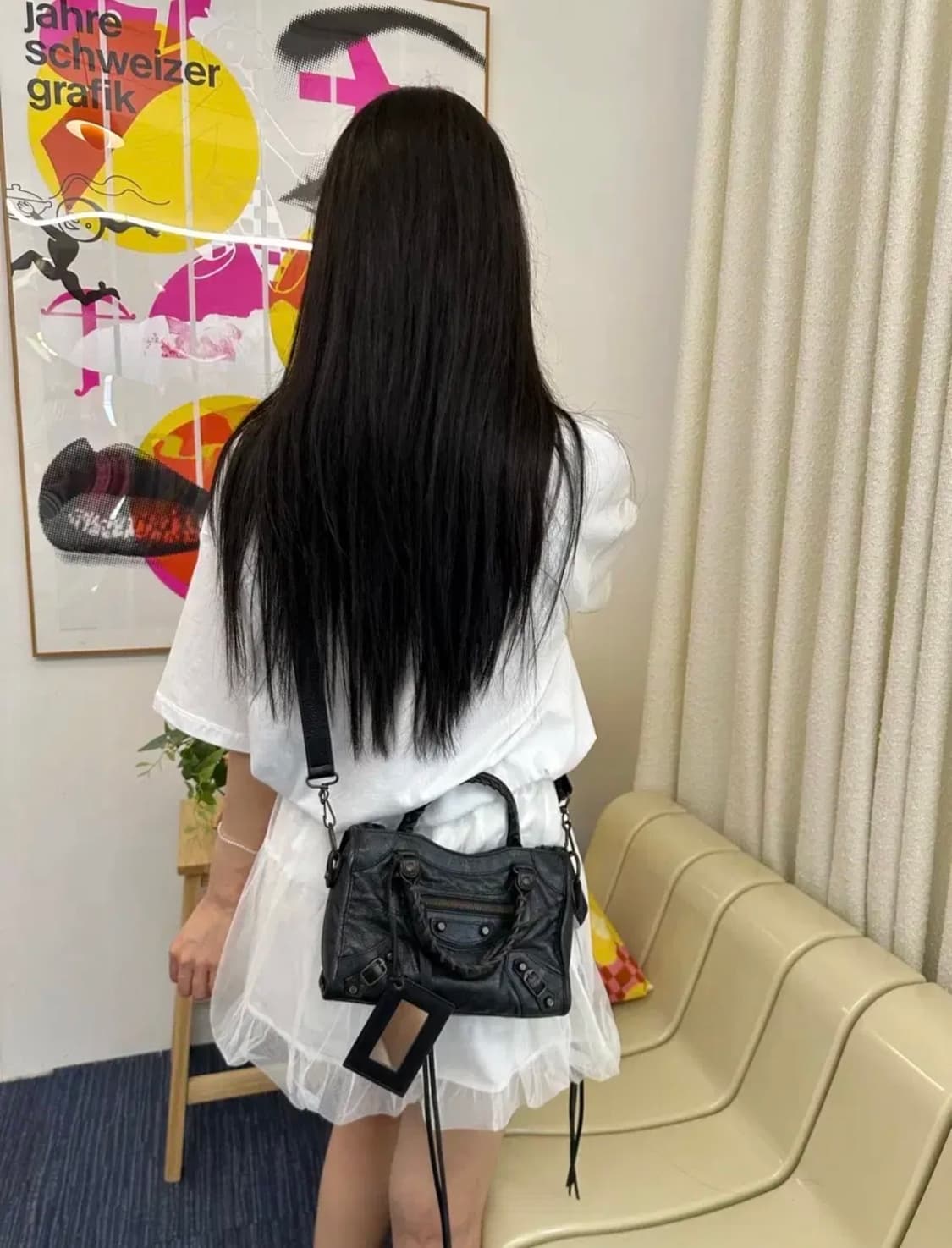 [A+ 정품] 발렌시아가 시티 모터백 미니 블랙 상품이미지10