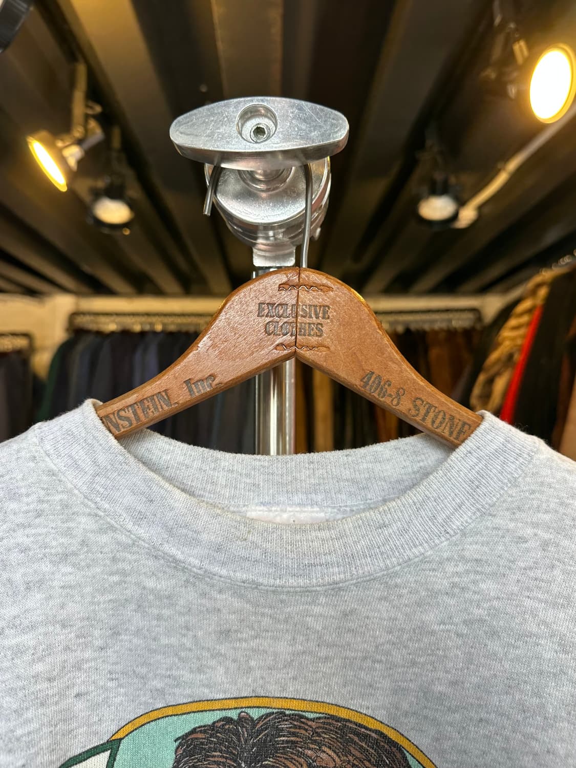 90s 헤인즈 50/50 프린팅 스웻셔츠 made in usa 상품이미지2